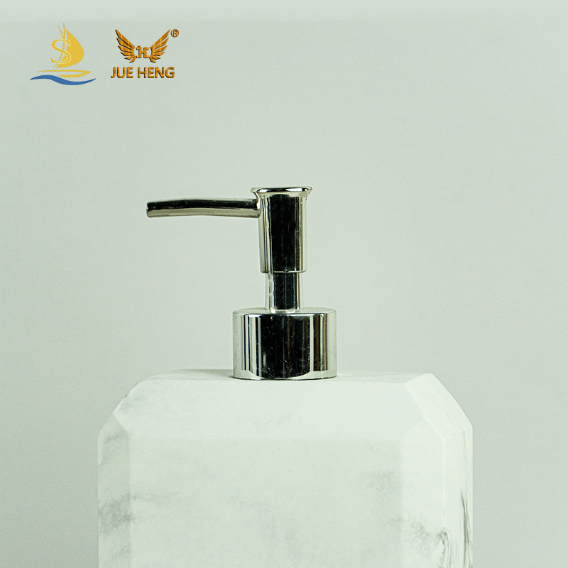 Hot selling marble effect Resin bathroom soap dispenser  Bathroom accessories set