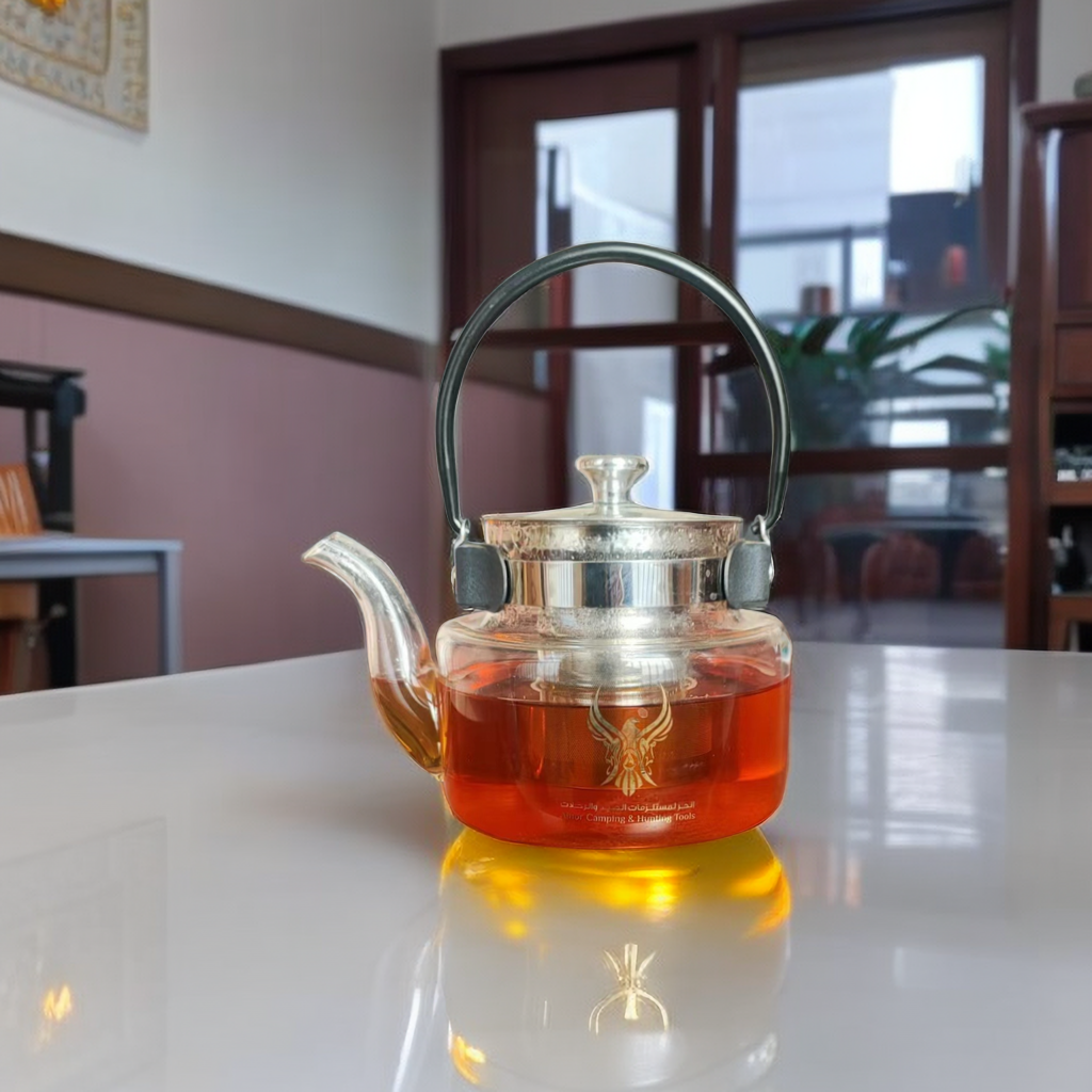 High Borosilicate Glass Teapot with stainless steel tea infuser And Handle 800 1200 1500ML Large volume