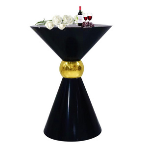 black metal gold stainless steel wholesale cocktail tables high top cocktail tables tall dining table set