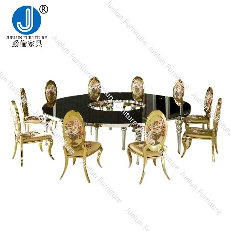 hotel hall event party circle black wedding table love table wedding chairs and tables for events weddings