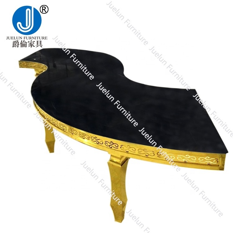 hotel hall event party circle black wedding table love table wedding chairs and tables for events weddings