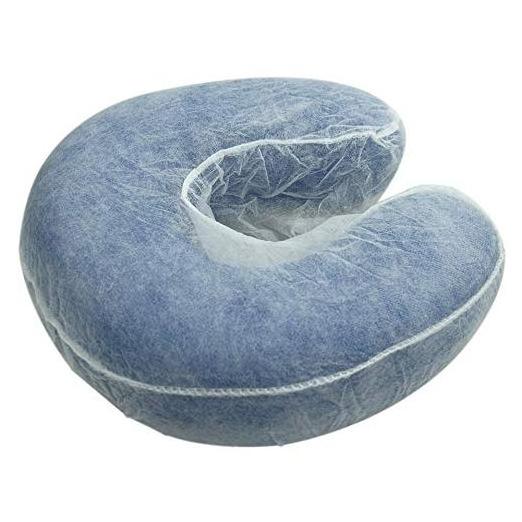 JUENYA TNT Fitted Head Rest Cover Massage Table Chair Non Woven U Shape Pillow Cover Disposable Face Cradle Cover