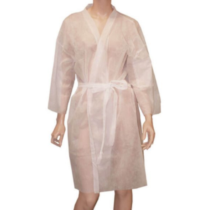 Tan Accessory Disposable Spa Robes Travel Kimono Bathrobe Body Wrap 10 Pack