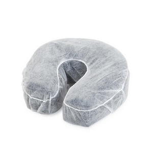 JUENYA TNT Fitted Head Rest Cover Massage Table Chair Non Woven U Shape Pillow Cover Disposable Face Cradle Cover