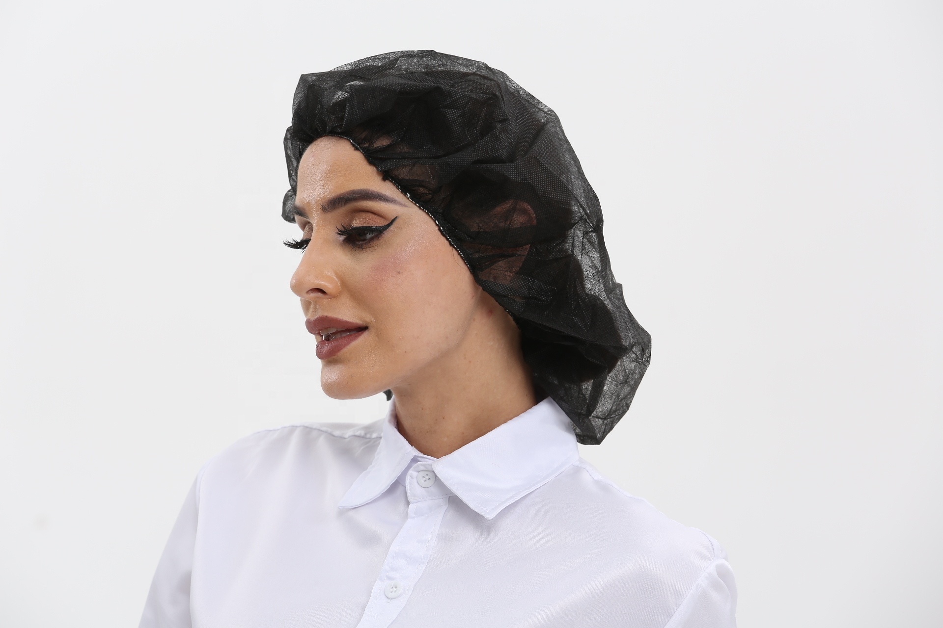 Disposable Hairnet Non Woven Non Medical Bouffant Caps Non woven polypropylene bouffant cap clip cap