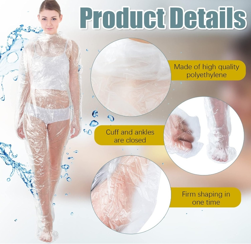 Plastic Sheeting for Body Wrap 47 x 82 Inch Sauna Blanket Applied Inside a Far Infrared Sauna Bag Disposable Body Wraps Thicken