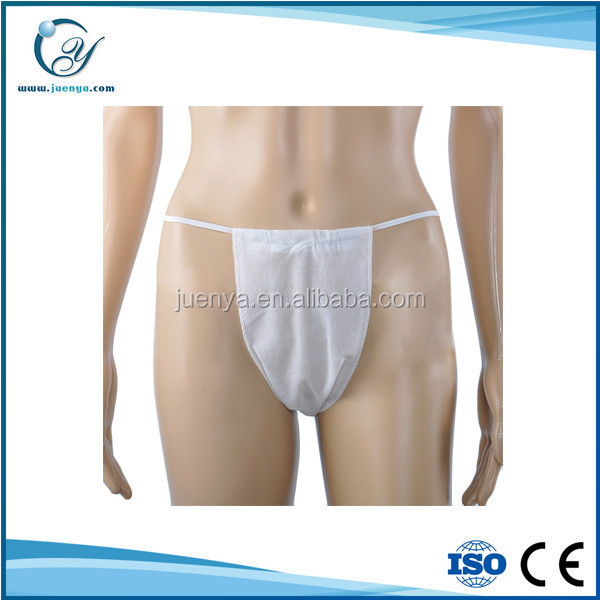 Disposable men sexy g-string thong panties with free sample