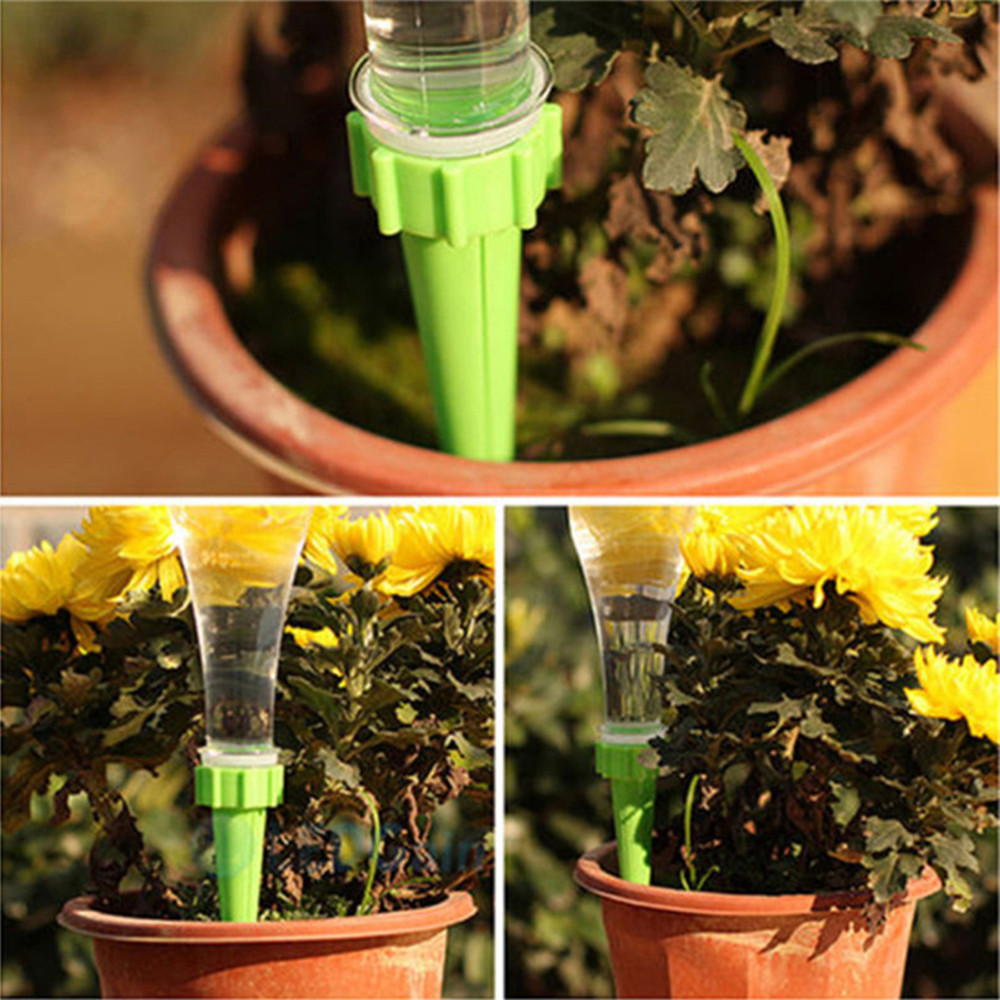 Self Watering Spikes New Upgraded Adjustable Automatic Plant Devices Drip Irrigation System for Outdoor Indoor Plants