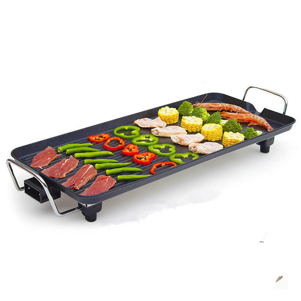 Smokeless Electric Grill Household Indoor Meat Skewers Non-Stick Pan 110V Multifunctional Electric Grill