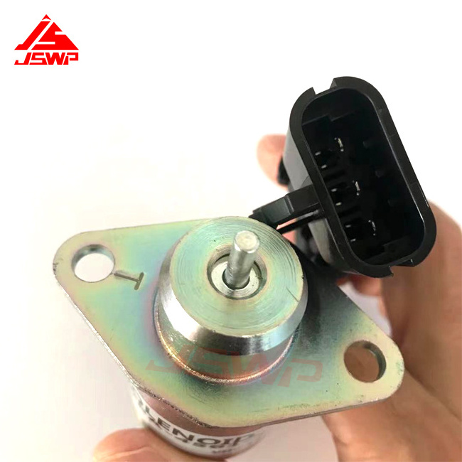 JSWP Excavator parts for KUBOTA 12V 24V Diesel Engine Stop Solenoid SA-4561-T 1503ES-12A5UC5S