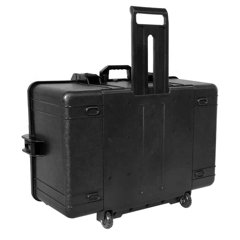 Custom Manufacturer Trolley Case L211H ABS Hard Plastic 9mm Ammo Rolling Tool Box