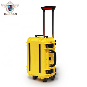 L219 21 Inch Plastic Waterproof Camera Hard Tool Case Equipment Travel Case Suitcase with Wheels