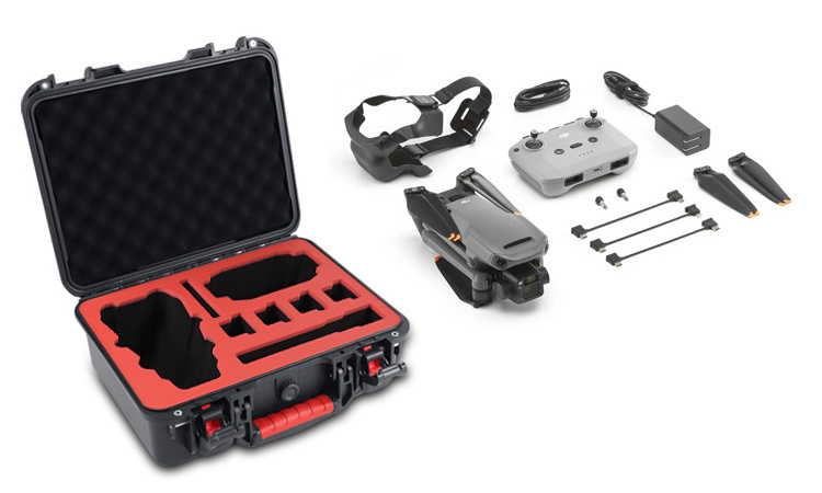 Custom 385VB Portable Carrying Hard Waterproof Camera Drone Accessories Storage Case for Dji Mavic 3 Fly More Combo with Foam