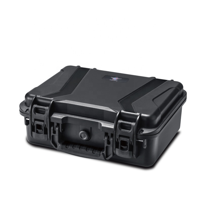 4 Gun & 10 Magazine Waterproof Hard Gun Case 385XB Heavy Duty Tool storage Box with Custom Foam