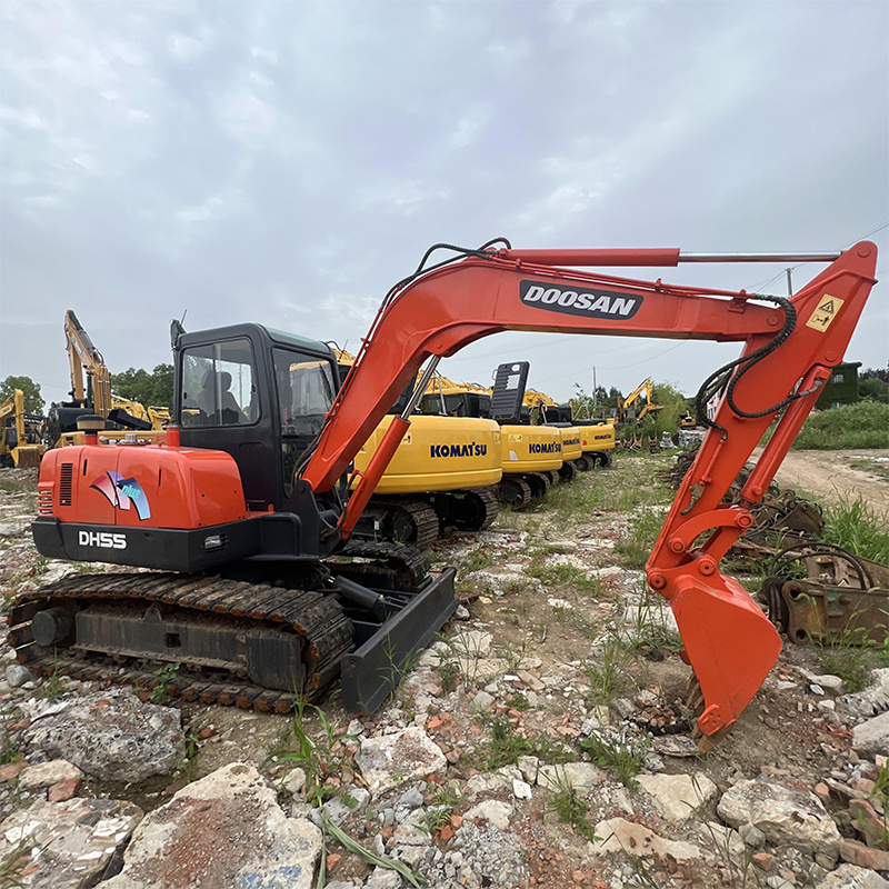 Good Price Doosan 55 Excavator Used Mini Excavator Doosan DH55 Excavator In Stock