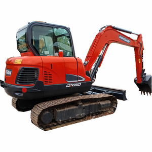 Used Doosan dx60 dh60 mini excavator , original doosan dx60 dh60 dh55 dh70 dx75 second-hand 6 ton digger for sale