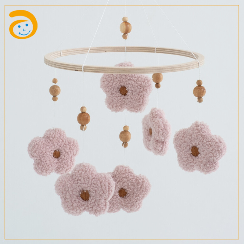 New Arrival Felt Nursery Decor Baby Gift Personalized Hanging Decorations Felt Christmas Decorative Banner Baby Mobile Toys