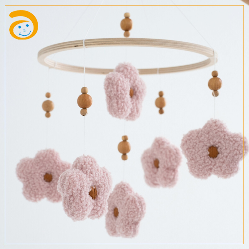 New Arrival Felt Nursery Decor Baby Gift Personalized Hanging Decorations Felt Christmas Decorative Banner Baby Mobile Toys