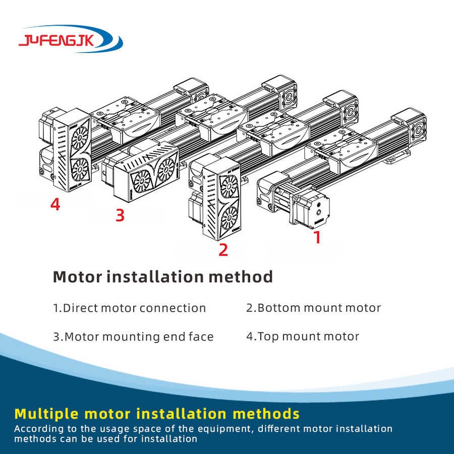 Heavy load high-speed linear motion 100-5800mm custom structure XYZ multi axis CNC belt Linear Motion Module