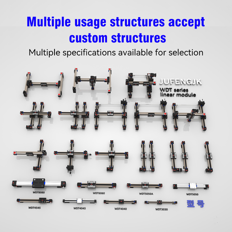 Customized length multi axis XYZ Cartesian robot high-efficiency belt drive linear actuator