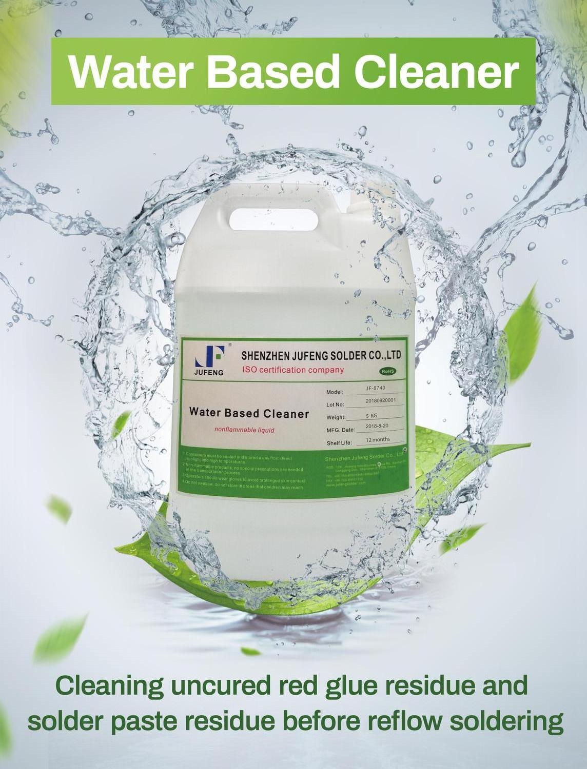 Water-Based Cleaner 8740 Cleaning Agent For Uncured Red Glue Solder Paste Flux Rosin Residue Before Reflow Clean Oil Fixture