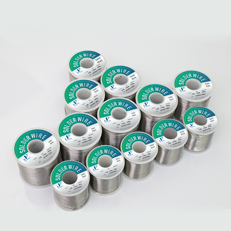 Jufeng Flux cored Solder Wire Sn60/Pb40 leaded solid welding wire