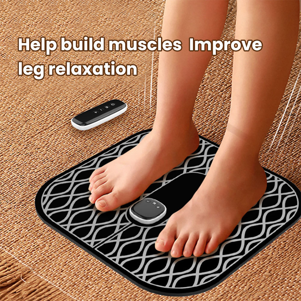 Cheap price EMS TENS foot massager machine with OEM ODM EMS Foot massage mat