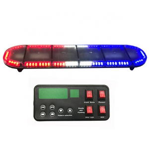 ECE R65 CE Waterproof multi color truck ambulance warning light bar red blue used emergency light bar