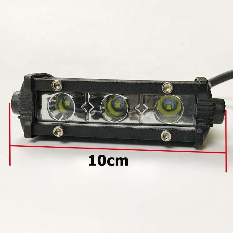 Aluminum housing LED light bar, 4 inch 9W super slim LED light bar