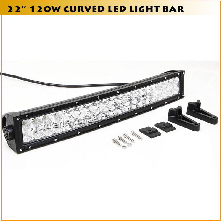 22 inch double row dual row curved rally led driving light bar, led work light bar