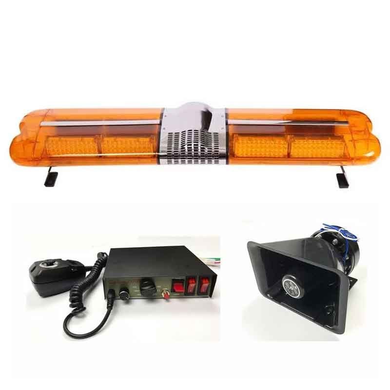 Red and Blue Heavy Duty Light For Tractor Strobe Light Flashing Trailors With Siren Horn Speaker for emergency