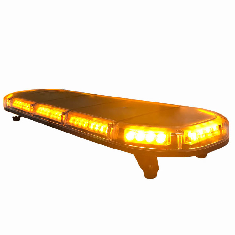 ECE R65 CE Amber red blue truck roof mount traffic advisor hazard lightbar emergency warning light bar with alley light