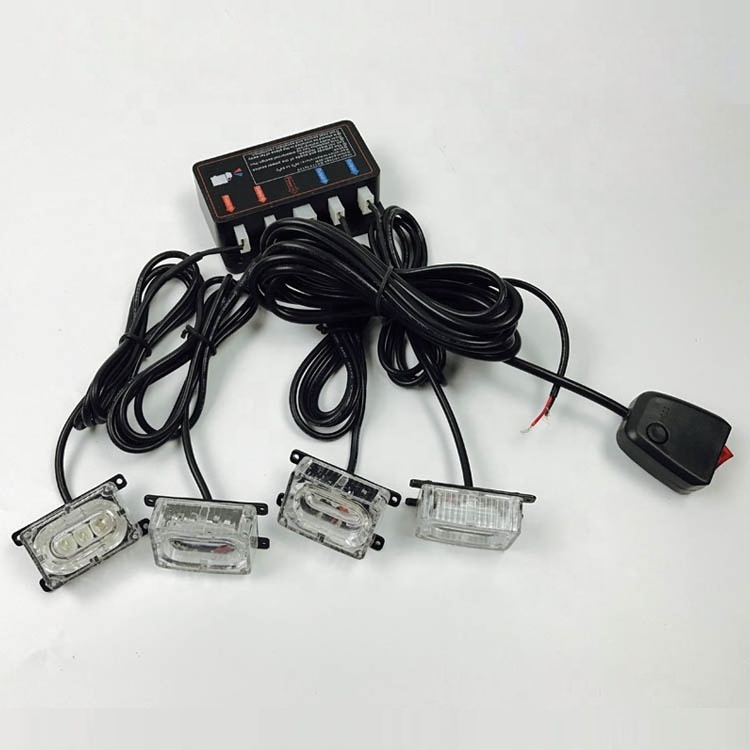 High quality high power red blue amber white green car truck vehicle flashing emergency grill LED strobe warning light