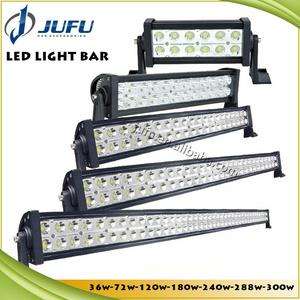 ATV vehicles 4X4 accessory 36W 72W 120 300W offroad LED light bar, 52 inch 300W LED light bar