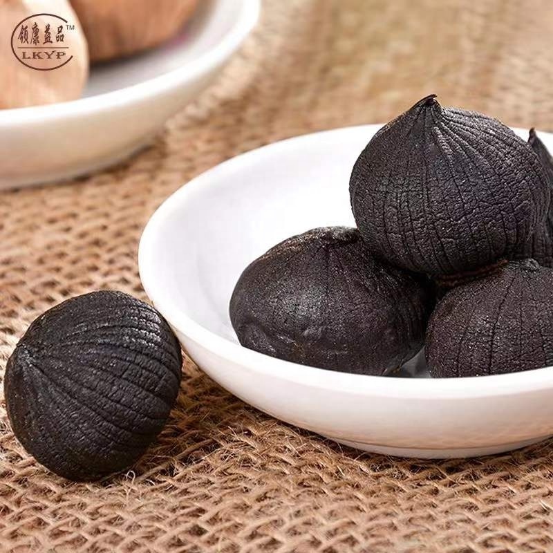 Low Price black garlic  solo black garlic Export Grade Shandong Single-headed Fermented Black Garlic