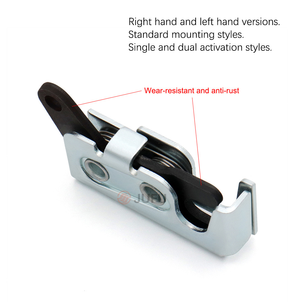 Heavy duty vertical catch lock R4 rotary latches 2 stage door panel metal concealed rotary latch with Impact closing Lock