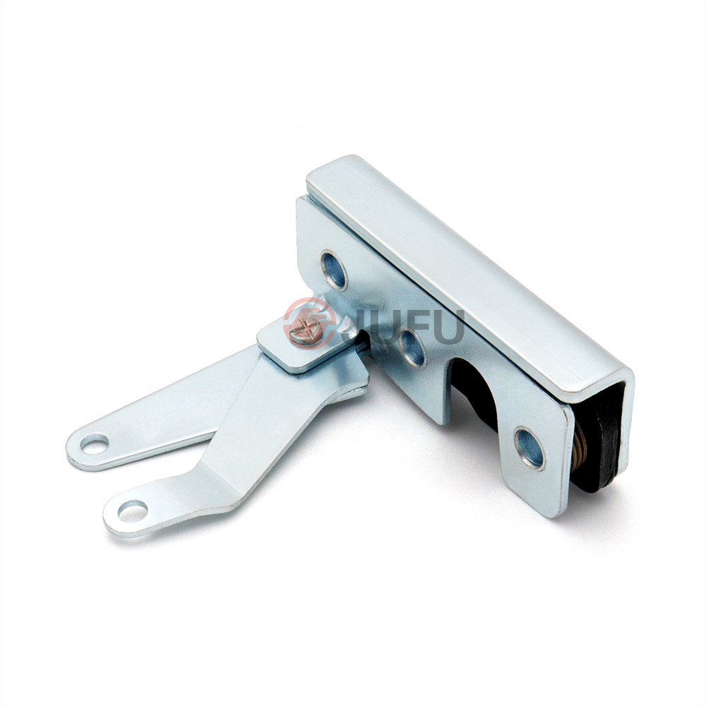 Rotary Door Draw Lock Auto toggle clamp latch Left Hand Iron Zinc Plated Door Panel Concealed Panel Latch Rotary Door Latch