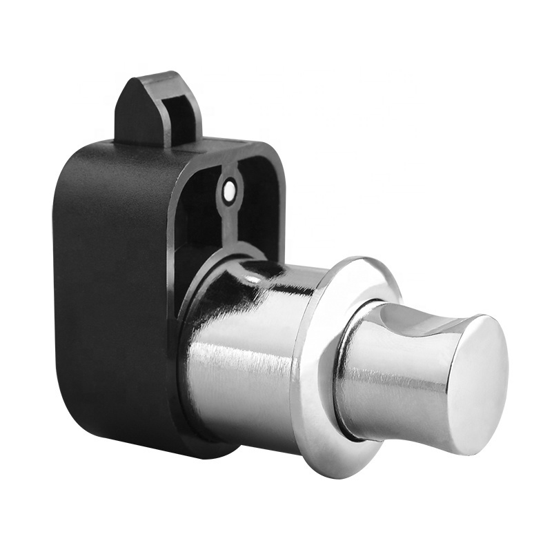 caravan cabinet latch button knobs lock Caravan Motorhome Boat Drawer Cupboard 18-24 mm Cabinet Door Lock Knob Push Lock Latch