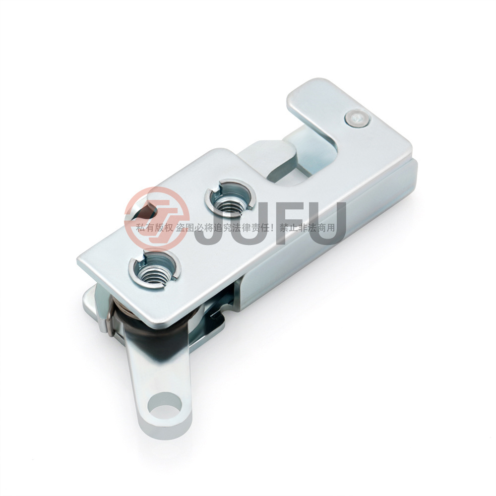 Rotary door latch trailer door panel concealed rotary latch lock with steel lockout draw latch