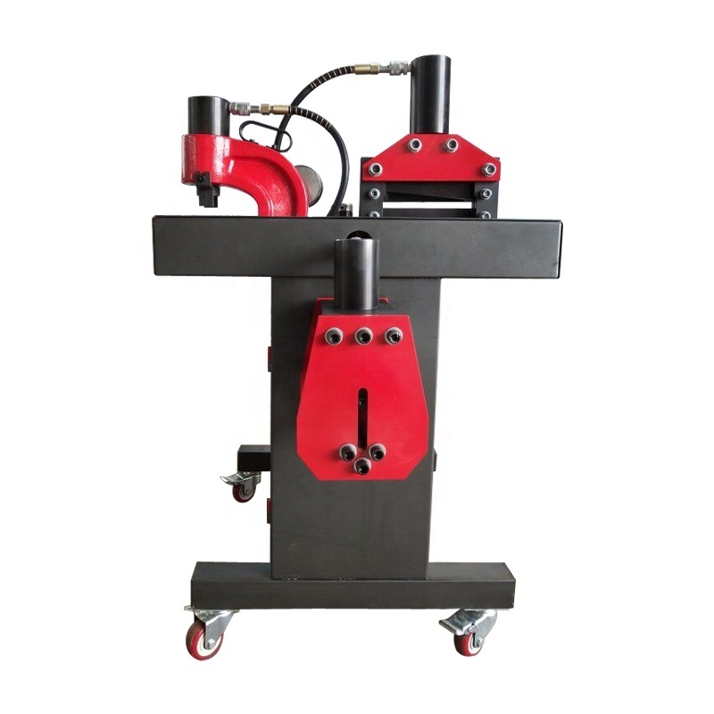 3-in-1 Busbar Processing Machine DHY-200 Hydraulic Copper Bus bar Bending Cutting Punching Machine