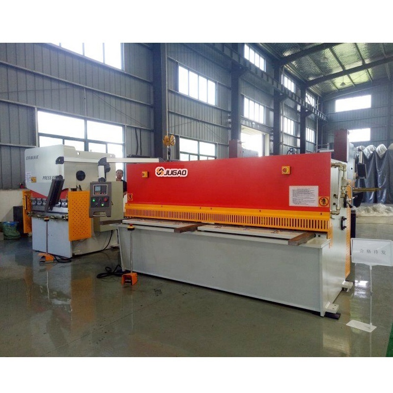 QC12Y-4X2000 types of shearing machine hand guillotine shear small motor driven hydraulic sheet metal shearing machine