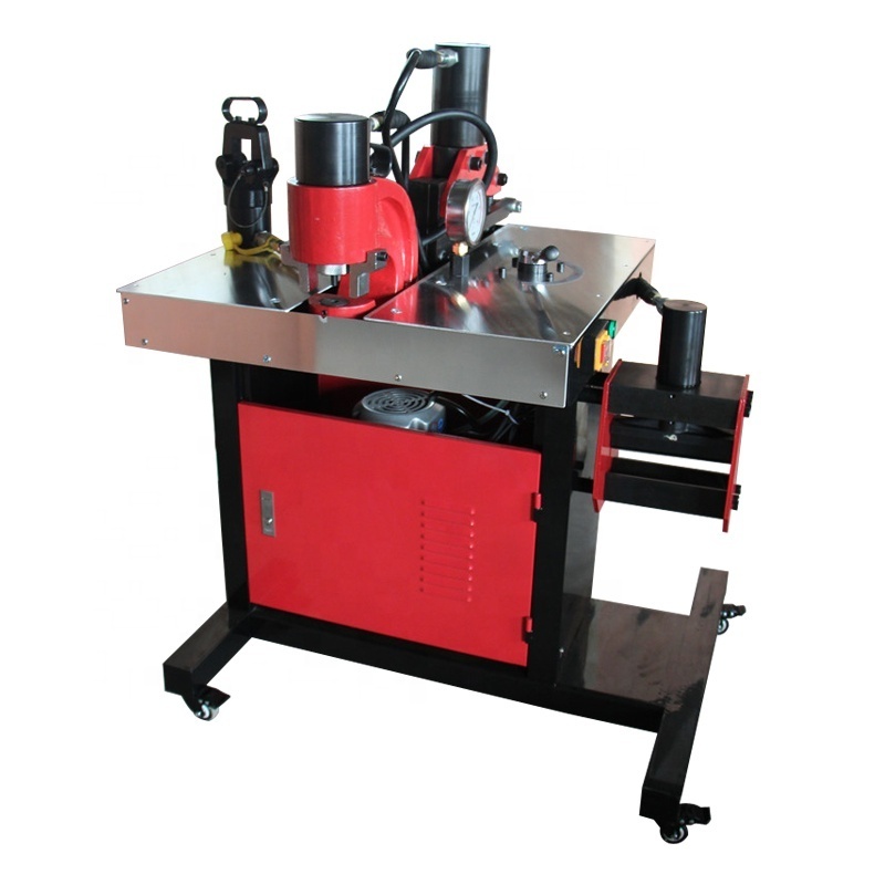 3-in-1 Busbar Processing Machine DHY-200 Hydraulic Copper Bus bar Bending Cutting Punching Machine