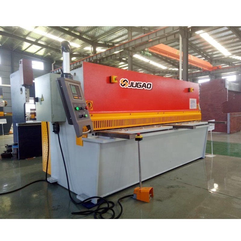 QC12Y-4X2000 types of shearing machine hand guillotine shear small motor driven hydraulic sheet metal shearing machine