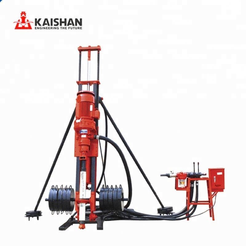 Mountain used electric motor borehole DTH drilling rig for mining