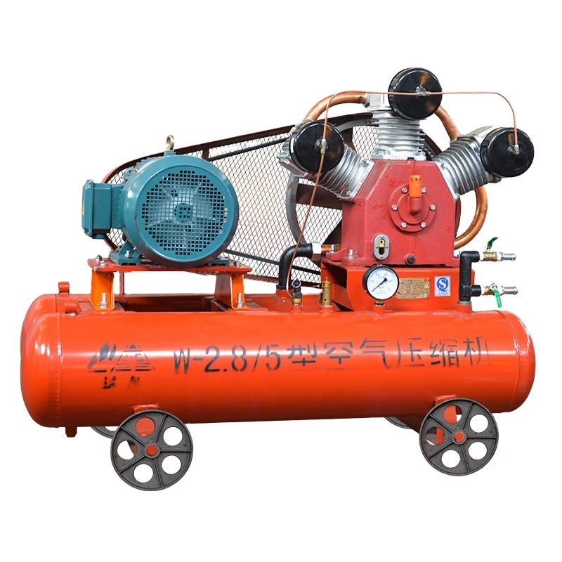 China famous brand Kaishan diesel air compressor double piston air compressor for mining