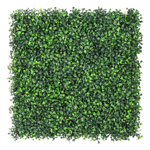 Amazon Hot 50*50CM Artificial Grass Wall Panels Plastic Greenery UV Resistance Artificial Grass Wall For Home Restaurant Decor