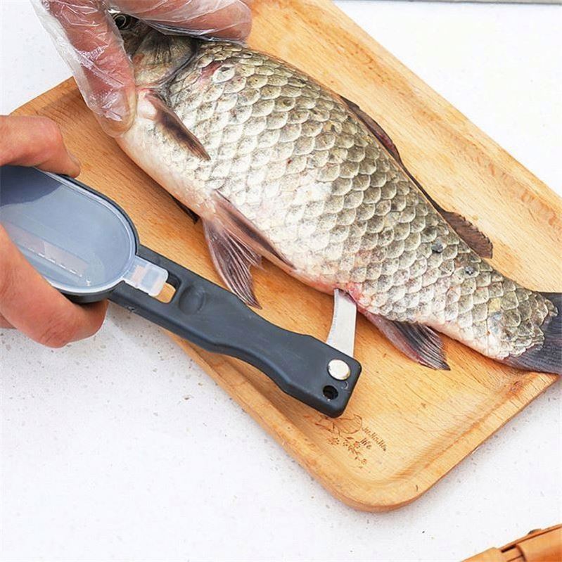 2020 Fish Skin Brush Scraping Fishing Scale Kitchen Accessories Knife Cleaning Peeler Gadgets Useful Scraper