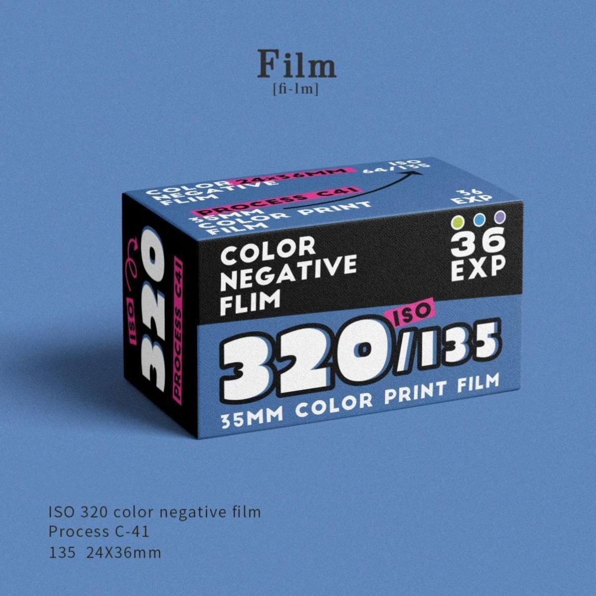 35Mm Color Rolls Disposable Negative 400 Iso 320 200 64 36 Exp Process C-41 Film For Camera