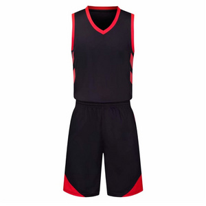 High-Quality Basketball Uniform Wholesale Embroidery Plain Men Wear Short Sleeve Designer Basketball Jersey Uniform