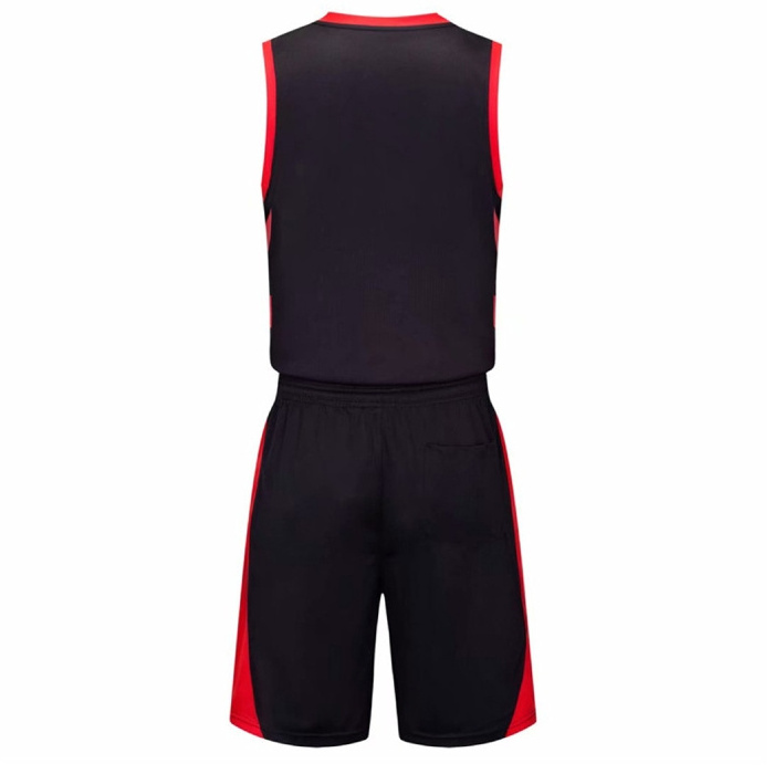 High-Quality Basketball Uniform Wholesale Embroidery Plain Men Wear Short Sleeve Designer Basketball Jersey Uniform